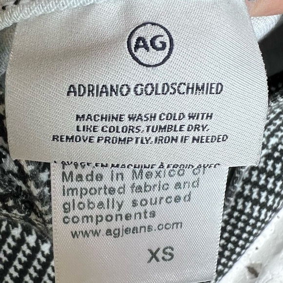 AG black & white houndstooth Trucker Style Jacket - Picture 8 of 8